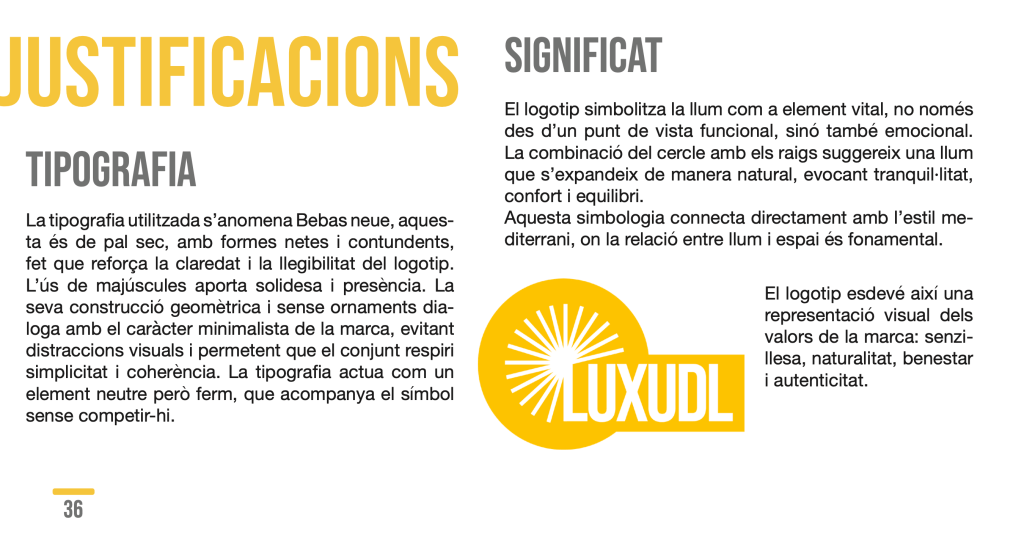 Llibre d'estil de la marca Luxudl